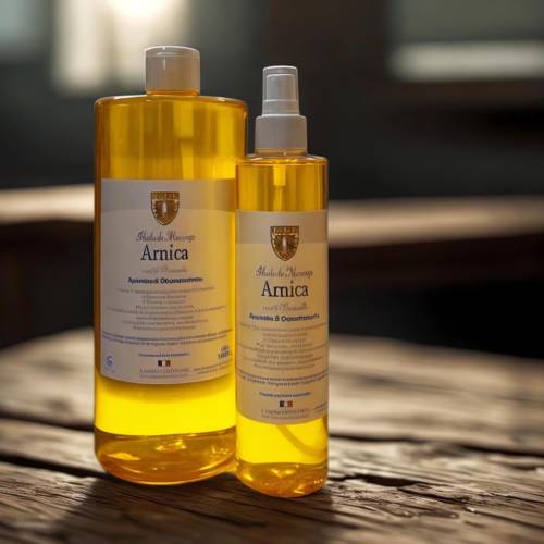 Huile de Massage Arnica Pêche huile de massage arnica laboratoirejrs