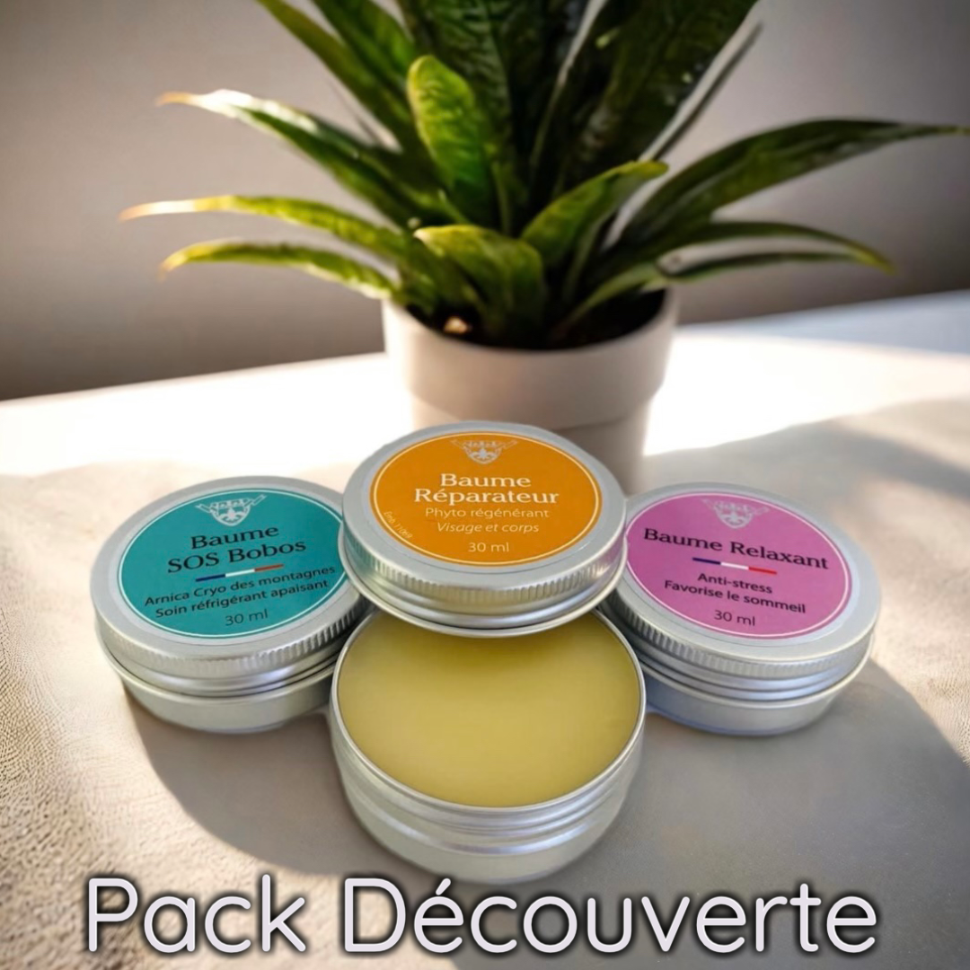 Pack À la découverte du baume pack decouverte baumes laboratoirejrs 1