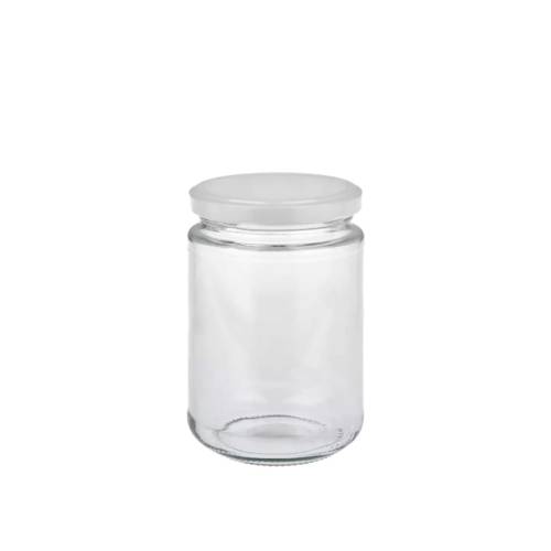 Pot en verre 400ml + couvercle métal pot en verre 400ml avec couvercle metal laboratoirejrs