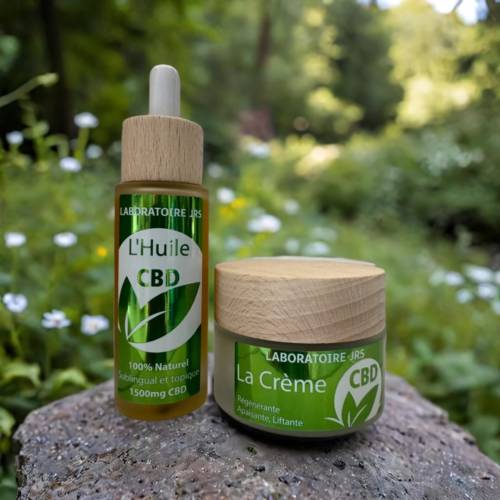 Spécial Bio Duo pack cbd duo creme huile laborajoirejrs